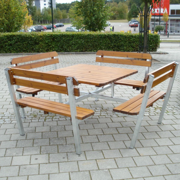 Picknickbord | Picknickbord Quattro Steel 
