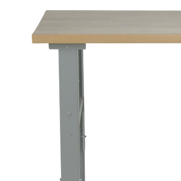 Arbetsbord | Justerbart arbetsbord med stålskiva 1600 -2000 mm - kapacitet 500 kg
